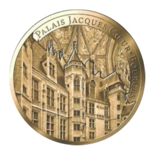 Bourges - Palais Jacques Coeur - Façade intérieure et tour d'escalier principal