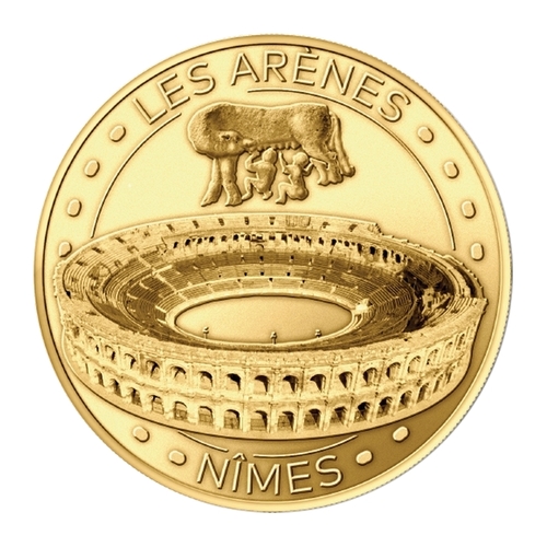 Nîmes - Les arènes - Louve Romaine