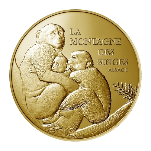 La Montagne des Singes - Alsace - 3 singes
