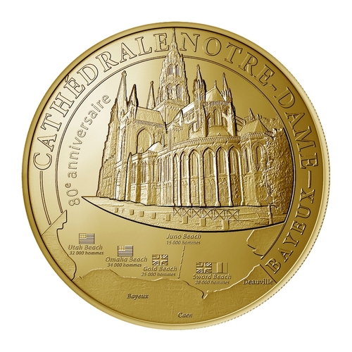 Bayeux - Cathédrale Notre-Dame - 80e anniversaire