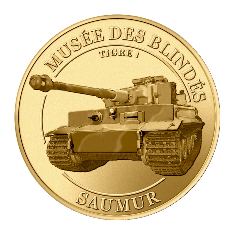 Saumur - Musée des Blindés - Tigre I - Canon à gauche