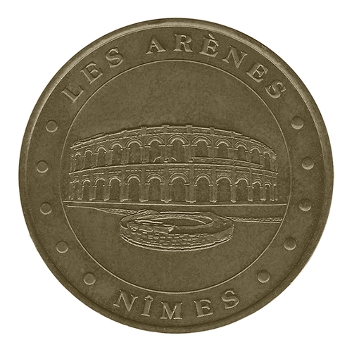 Nîmes - Les arènes - Face cerclée