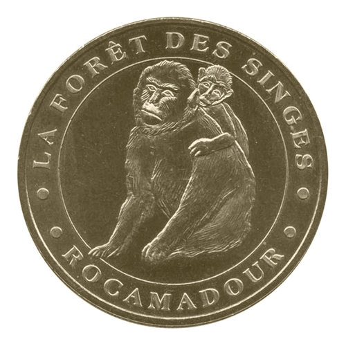 Rocamadour - La Forêt des Singes - Face cerclée