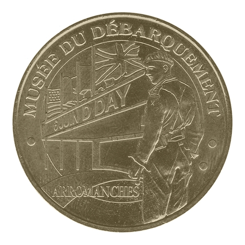 Arromanches - Musée du Débarquement -Le soldat anglais & le logo