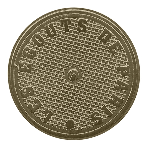 Les Egouts de Paris - Une plaque d'égout