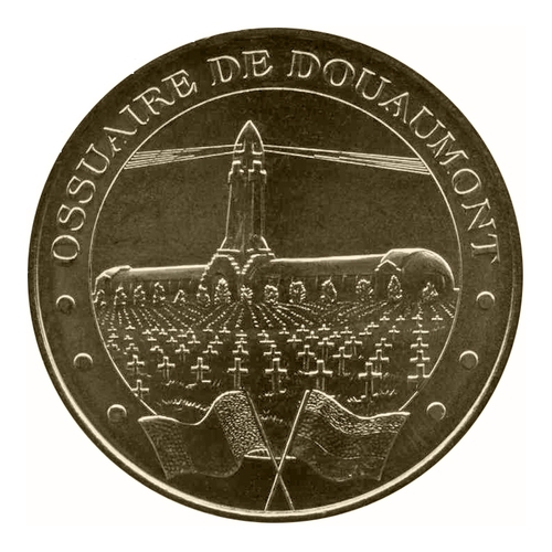 Ossuaire de Douaumont - Les 2 drapeaux