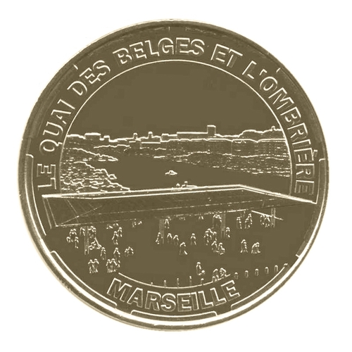 Marseille - Le quai des Belges et l'ombrière