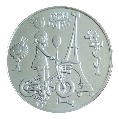 P'tit Velib' - La fillette et la Tour Eiffel