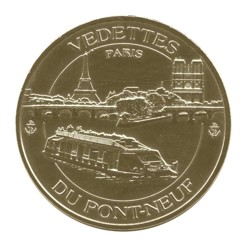 Paris - Vedettes du Pont-Neuf - La vedette et les monuments