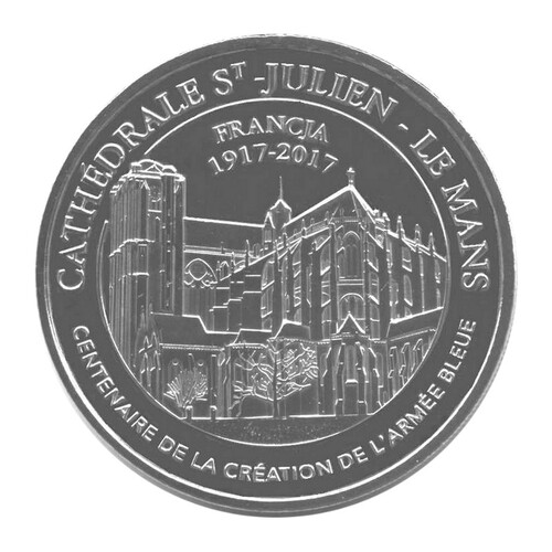 Le Mans - Cathédrale Saint Julien - Francja 1917-2017